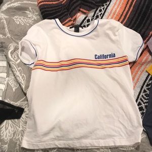 *SOLD* California crop top tee